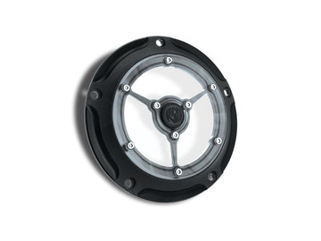 Harley Davidson Dyna [1999-2017] -Clarity Derby Cover 5-Hole Black Ops