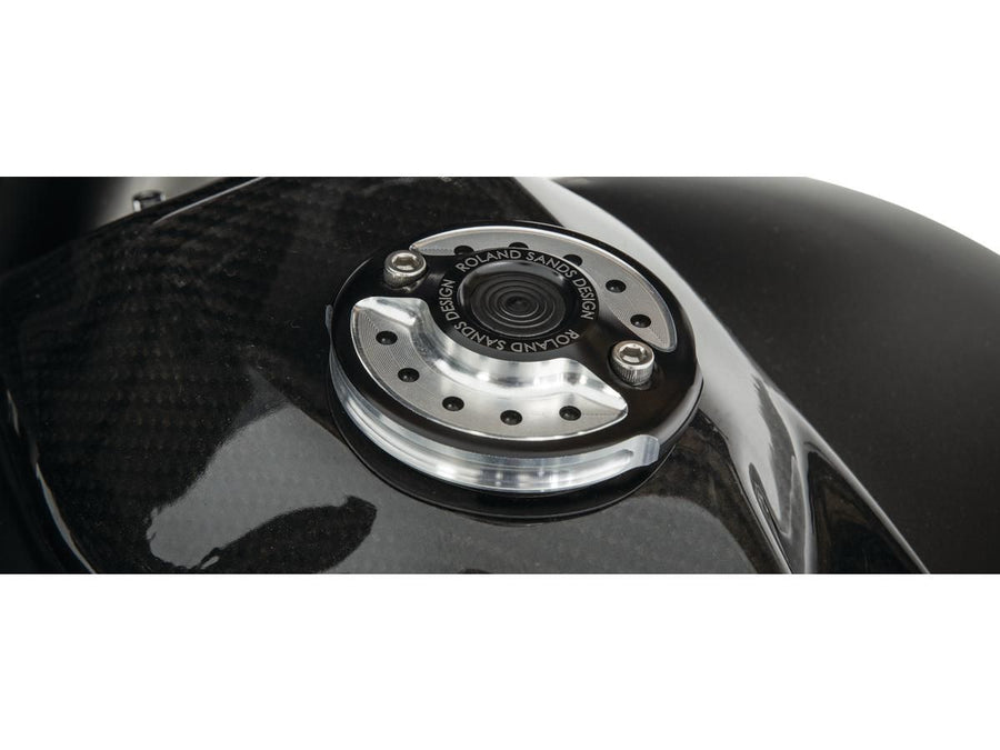 Harley Davidson Dyna [1996-2017] – Radialer Kraftstoffanzeige-Deckel Kontrastschnitt