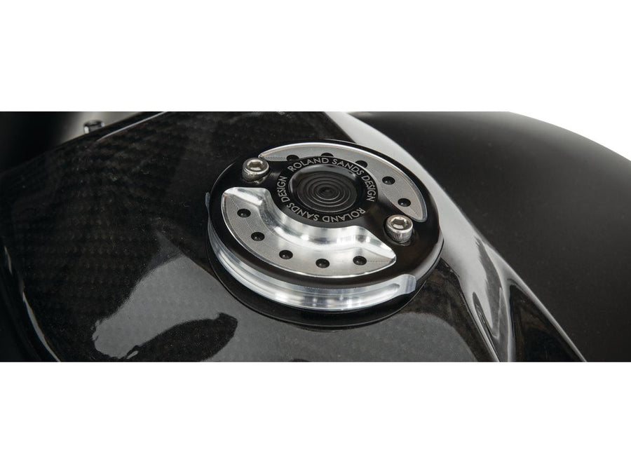Harley Davidson Dyna [1996-2017] – Radialer Kraftstoffanzeige-Deckel Kontrastschnitt
