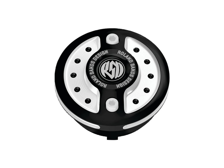 Harley Davidson Dyna [1996-2017] – Radialer Kraftstoffanzeige-Deckel Kontrastschnitt
