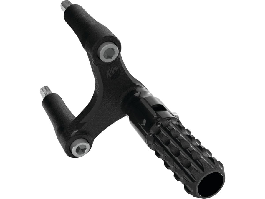 Harley Davidson Sportster [2004-2020] — Traction Pillion Foot Pegs Kit Black Ops