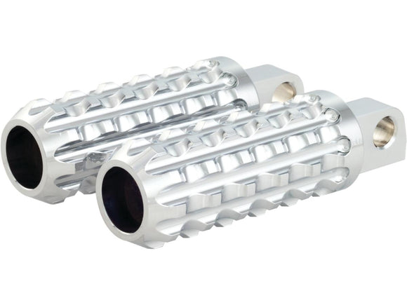 Harley Davidson Sportster [1991-2020]-Traction footrest chrome