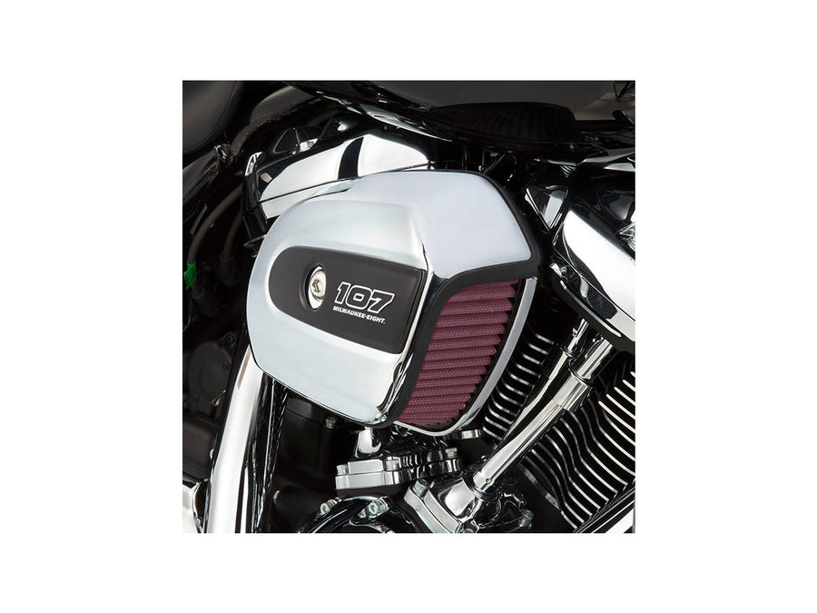 Harley Davidson Touring [2017-2024] - filtar zraka s velikim usisivačem s originalnim poklopcem za