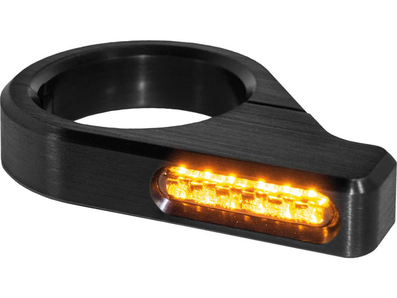 Tubes de fourche Harley Davidson MM [1947-1949] -ZC-Line Classic LED Blinker Black