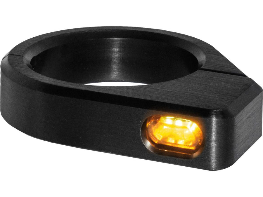 Harley Davidson MM Fork Tubes [1954-1956] -ZC-Line Micro Led Blinker Black