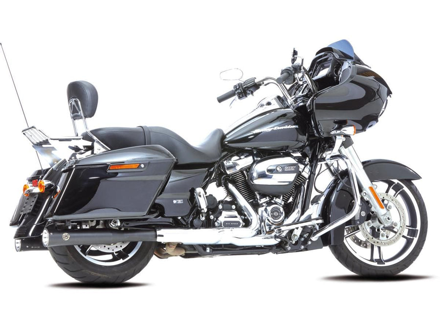 Harley Davidson Touring [2017-2020] – Doppelrillen Slip-On Schalldämpfer Schwarz …