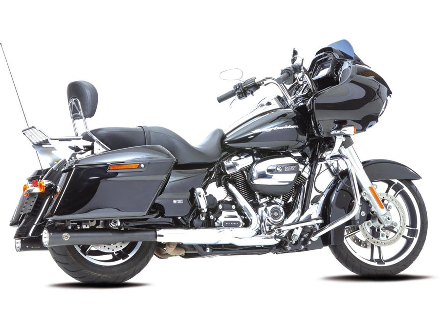 Harley Davidson Touring [2017-2020] – Doppelrillen Slip-On Schalldämpfer Schwarz …