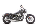 Harley Davidson Dyna [2006-2016] – Doppelrillen Slip-On Schalldämpfer poliert-1