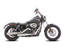 Harley Davidson Dyna [2006-2016] – Doppelrillen Slip-On Schalldämpfer poliert-3