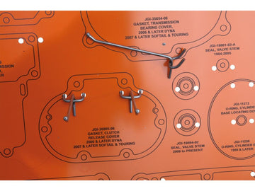 Harley Davidson Dyna [1999-2017]-Placa de selección, placa de sellado de doble cámara
