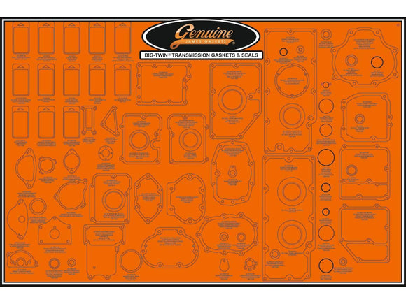 Harley Davidson - Forseglingsplade, alle gearforseglinger forseglingsplade