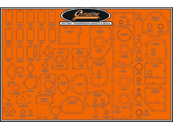 Harley Davidson - Forseglingsplade, alle gearforseglinger forseglingsplade