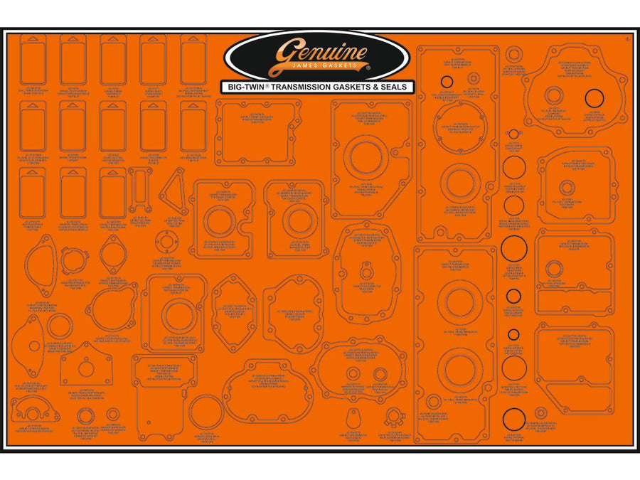 Harley Davidson - запечатывающая пластина, уплотнительная пластина All Gears Searns