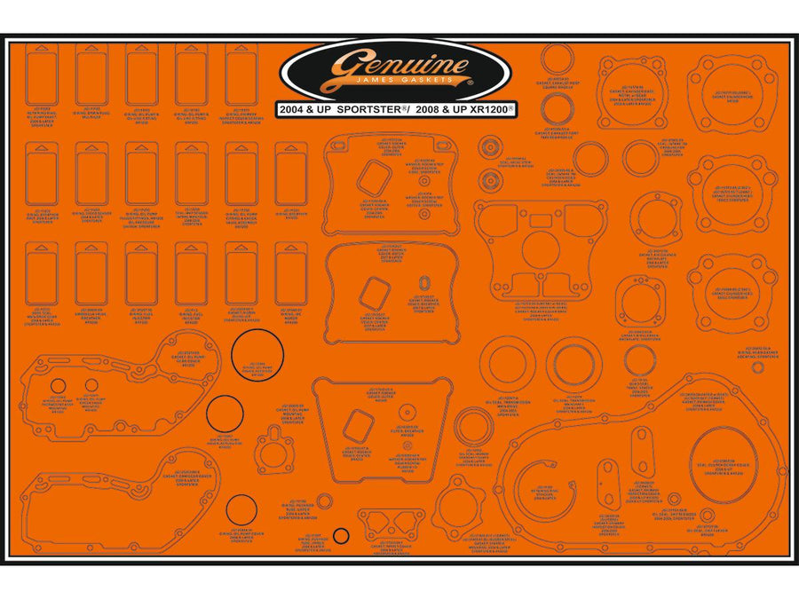 Harley Davidson Sportster [2004-2019] -forseglende plate for XR1200/2004+ Sportster