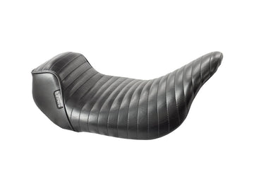 Harley Davidson Touring [2008-2025] -Pinion foldet sømsæde sort vinyl