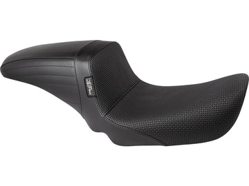 Harley Davidson Dyna [2006-2017] -Kickflip Asiento de asiento ola de vinilo negro