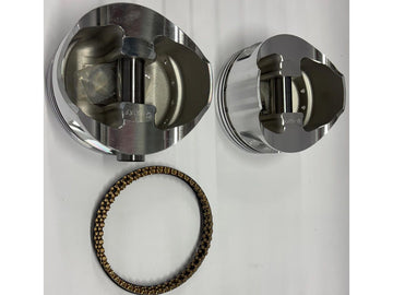 Harley Davidson-Piston, Set, 4 "X 4-5/8", +.010 ", FD, pakket, .792" WP, HSF