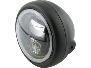 Harley Davidson - PECOS Type 7 5 3/4 "Forlygte sort pulver -coated LED