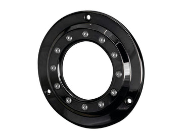 Harley Davidson FX Modelo [1985-1994] -Purhole Derby Cover 3-Hole Shine Black Negro