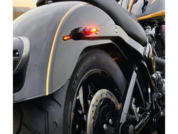 Harley Davidson Softail [1993-2024] -Winglet Micro Led Blinker Black Anedized - 0