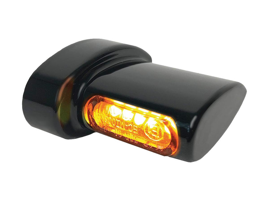 Harley Davidson Softail [1993-2024] -Winglet Micro LED Blinker Black Anodized