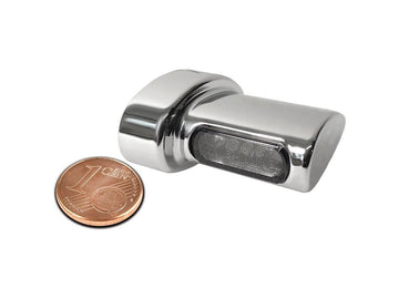 Harley Davidson Softail [1993-2024] – Winglet Micro LED Blinker Chrom Rauch LED - 0