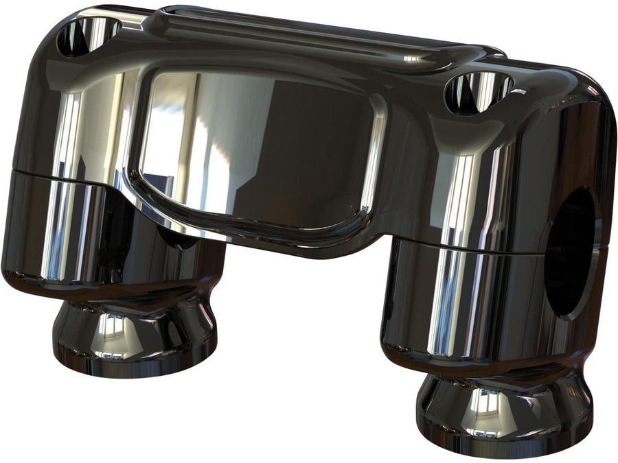 Harley Davidson Softail [2018-2025] -Speedometro 1 "Diametro di morsetto Glossy Black 1"