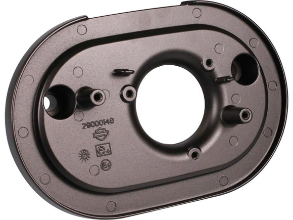 Harley Davidson - Oval Air Filter Box Base Plate Black