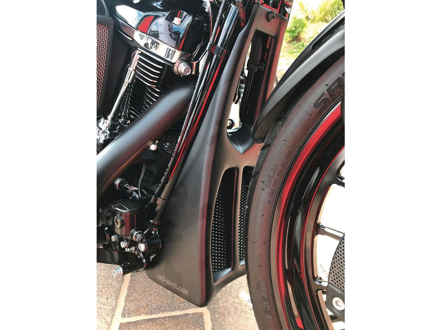 Harley Davidson Touring [2017-2025] -Custom Chin Disguise Shine Black Black