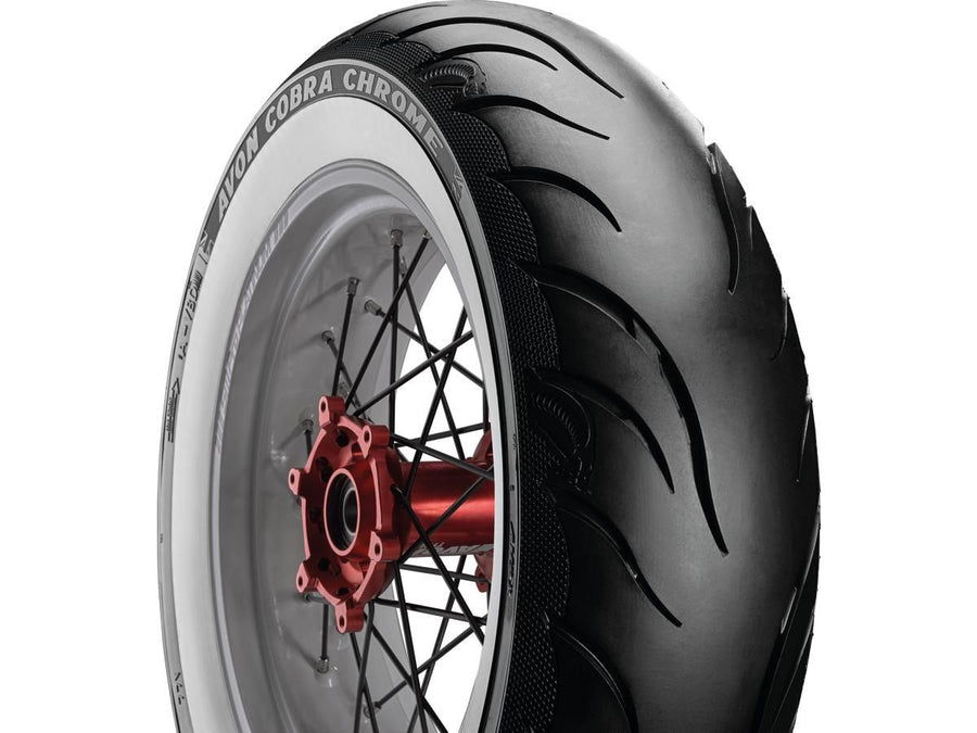 Harley Davidson-Cobra Chrom Tires 140/90 B-16 77H TL Mur blanc renforcé