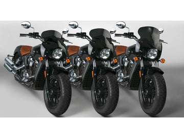 Harley Davidson Scout [2015-2024] -Wave QR® Altezza del parabrezza a cambio rapido: - 0