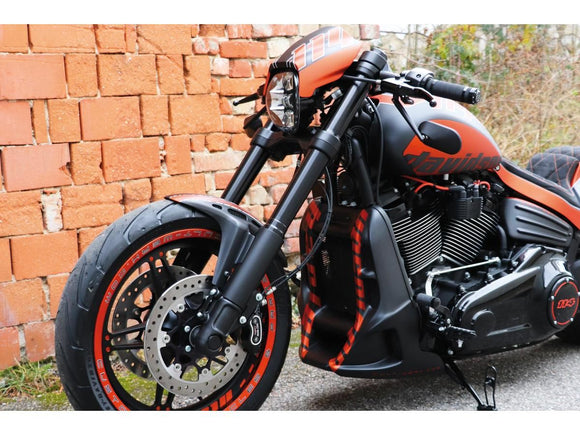 Harley Davidson FXDRS 114 [2019-2020] -Lower Fork Cover Black Gloss