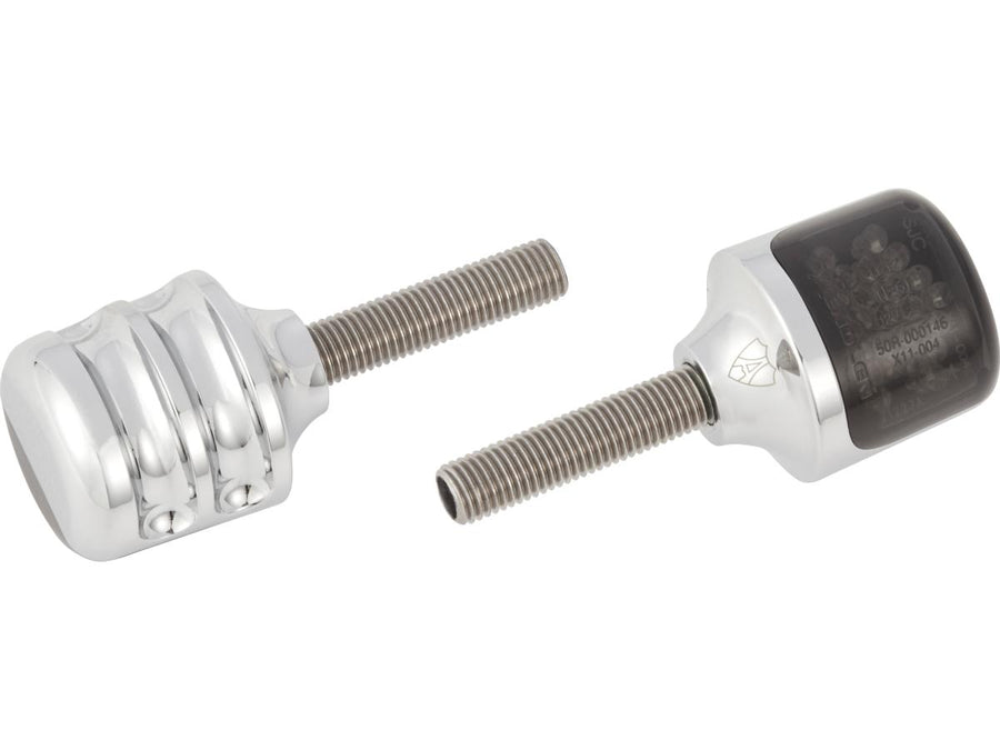 Harley Davidson腐食LEDインジケーター、Amber色のLED、Chrome Smoke LED
