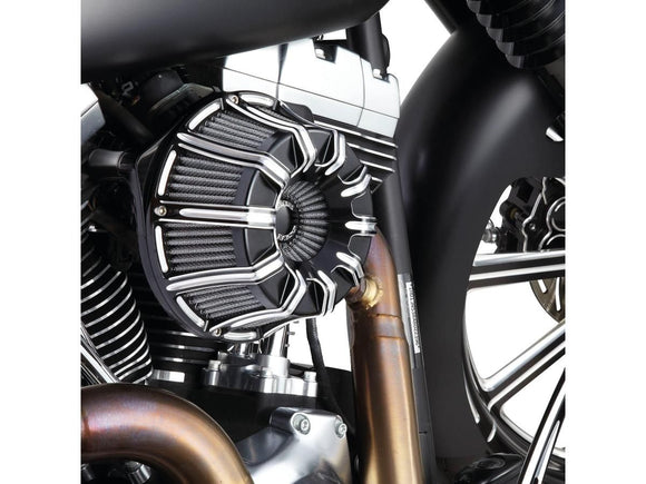Harley Davidson Softail [2018-2024] -10-Gauge inverterte serie luftfilter svart