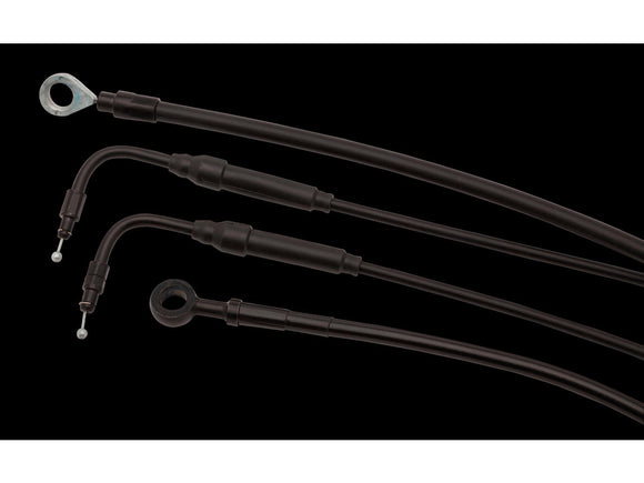 Harley Davidson Sportster [2014-2020] -14 "T-Bar-kabelsæt Sort vinyl ABS