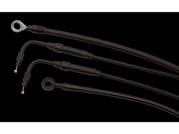 Harley Davidson Sportster [2014-2020] – 14" T-Bar Kabelsatz Schwarz Vinyl ABS