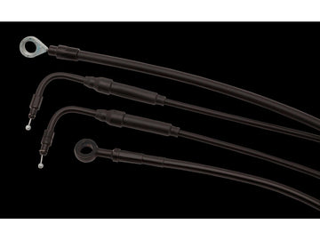 Harley Davidson Flhr [1997-1999] -14 "Gorilla Bar Cable Set Black Vinyl Non-ABS - 0