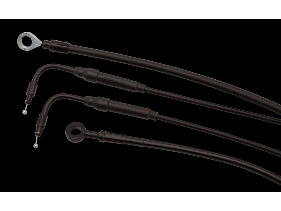 Harley Davidson FLHR [1997-1999] – 16" Gorilla Bar Kabelsatz Schwarz Vinyl Nicht-ABS