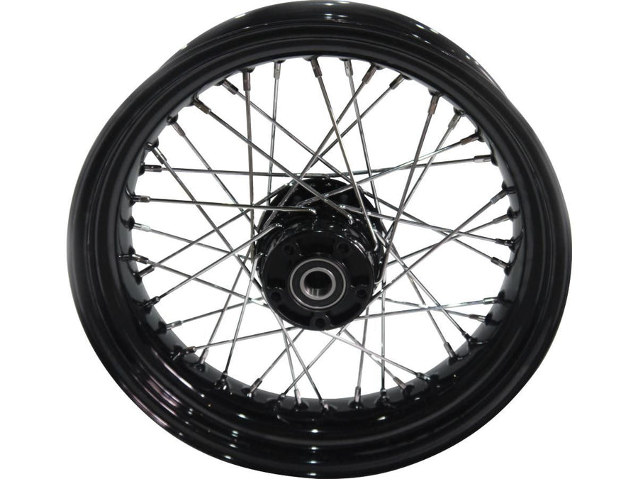 Harley Davidson FLSTC [2014-2017] -OEM Estilo de 40 ruedas de 40 radios Black 16 "3.00" ABS