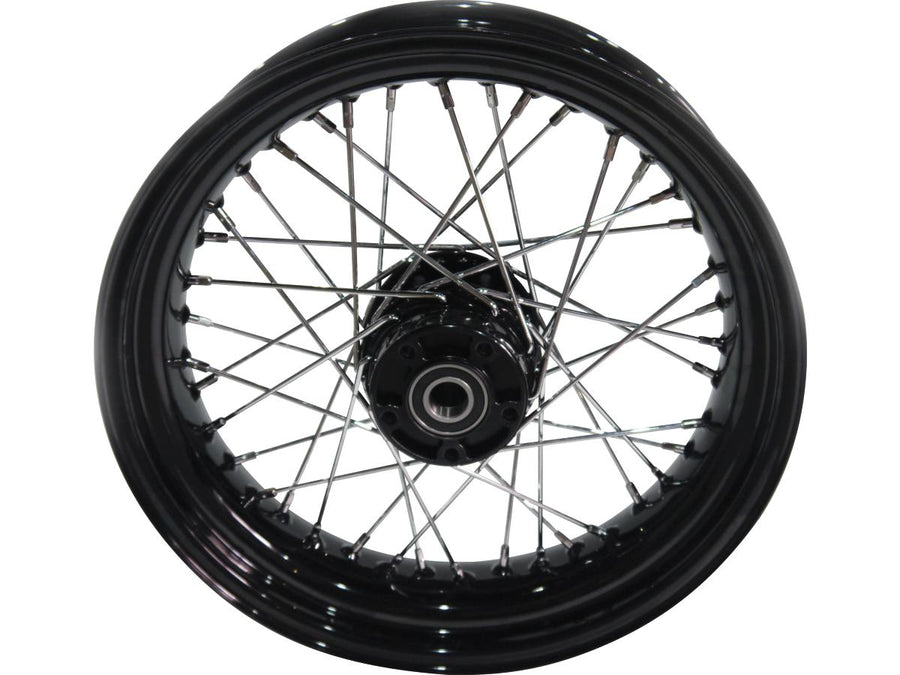 Harley Davidson FXDWG [2000-2003] – OEM stiliaus 40 stipinų ratai, juodi 21" 2,15"