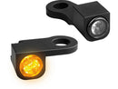 Harley Davidson Sportster [2014-2020] – NANO Serie LED Blinker Schwarz Eloxiert Rauch-5