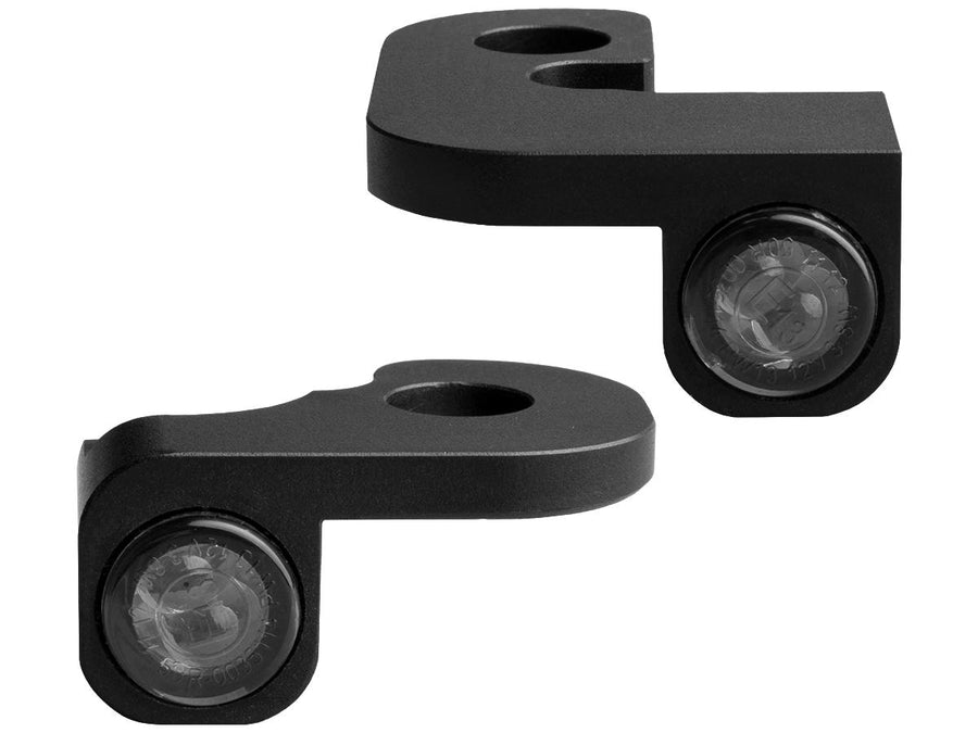 Harley Davidson Dyna [1991-2017] -nano Series Led Blinker Black Anodized Rauch Led Led