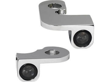 Harley Davidson Softail Hinweis [1990-2014] – NANO Serie LED Blinker Chrom Rauch LED