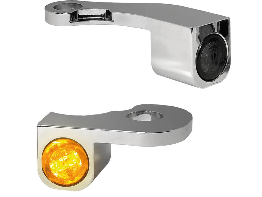 Harley Davidson Softail [2015-2017] – NANO serija LED indikatora Chrome Smoke LED