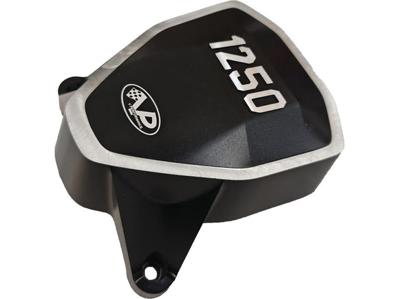 Harley Davidson Indian Scout [2025-2025] – Seitliche V-Abdeckungen Schwarz Eloxiert