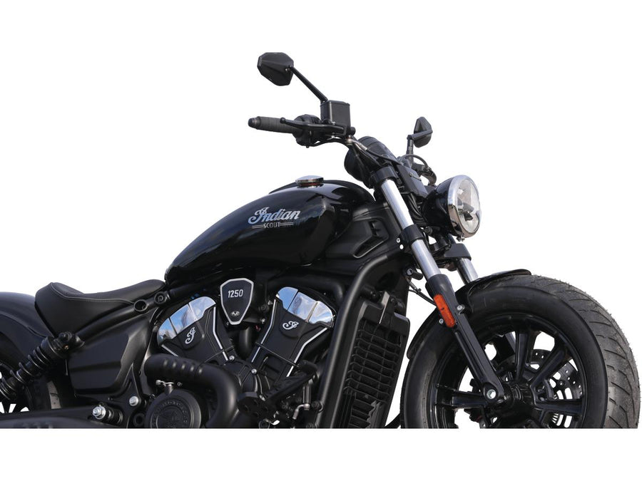 Harley Davidson Indian Scout [2025-2025] -Lateral V-dekker svart anodisert