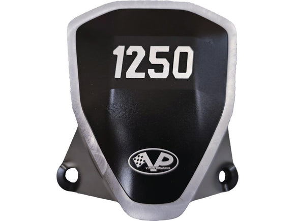 Harley Davidson Indian Scout [2025-2025] – Seitliche V-Abdeckungen Schwarz Eloxiert