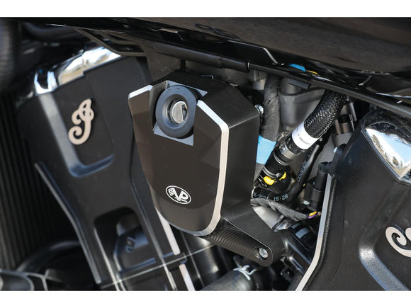 Harley Davidson Indian Scout [2025-2025] – Seitenverkleidungen V Schwarz Eloxiert