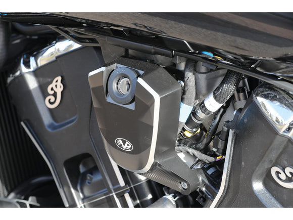 Harley Davidson Indian Scout [2025-2025] – Seitenverkleidungen V Schwarz Eloxiert