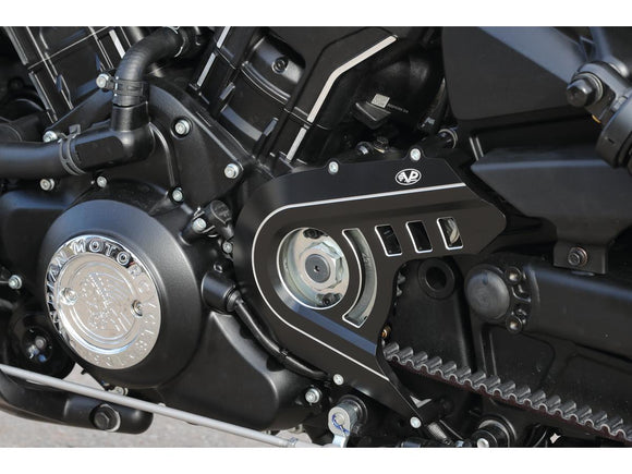 Harley Davidson Indian Scout [2025-2025] – Äußeres Kettenradabdeckung Schwarz